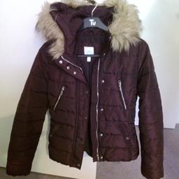 size 8 ladies jacket used but in great condition very warm beautiful and smart to wear . The others jacket is Primark wool size 10 in very good condition too dark grey £15.00 each or very near offer