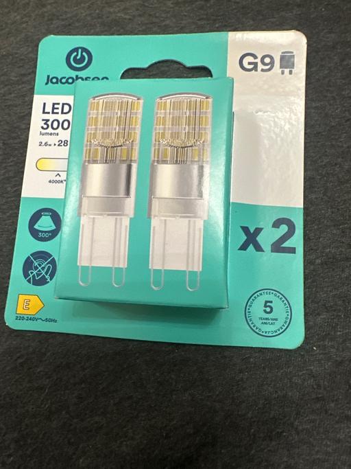 Buy & Sell North Kensington West London - Photos for G9 NEUTRAL WHITE 2 PACK LIGHT BULBS RRP £9.00