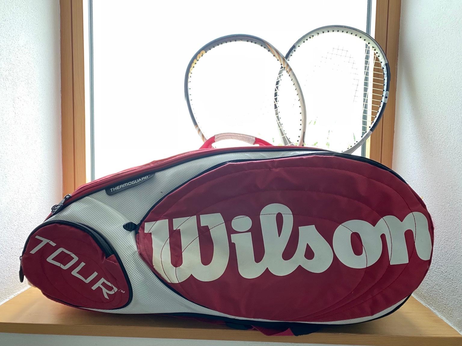 Tennistasche Für Damen & Herren | Pfauenblau | Sporttasche Für Schläger & Zubehör