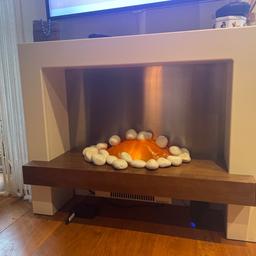 Electric fireplace with Heater
Light for ambience