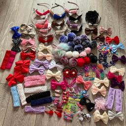 No offers
All new, Huge bundle of hair accessories, 168 items in total. Works out to just over 20p each. Hair bows, hair bands,clips,bobbled etc.
left over from my own little business, used to make character hair accessories and much more. You could make a fortune on this lot if you add Disney/designer embellishments etc,some already done! Please note 1 stretchy headband has a mark and a white headband on the ribbon. These were delivered like this, could be covered up for resale any way
please see all pictures attached
Please see my other items thanks
Cash on collection only & from Dy4 8nh
If items not picked up on agreed time/day items will be re-listed no matter the excuse. Heard it all, too many time wasters with no manners.
You will also be reported
No delivery
No postage
No PayPal
No to anything like meeting half way!!
