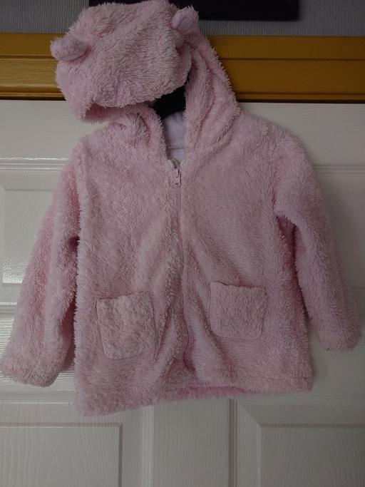 Buy & Sell Leicestershire Charnwood - Photos for Girls pink fleece hoody size 12-18 months