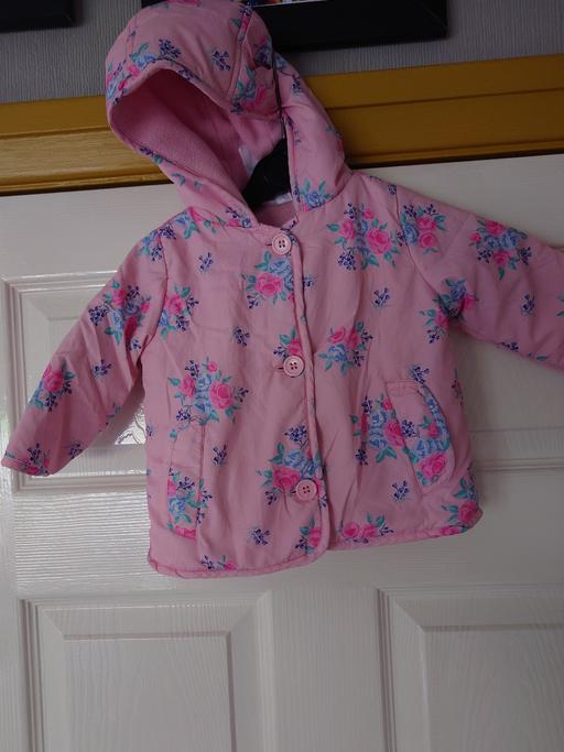 Buy & Sell Leicestershire Charnwood - Photos for Baby girls pink coat size 3-6 months