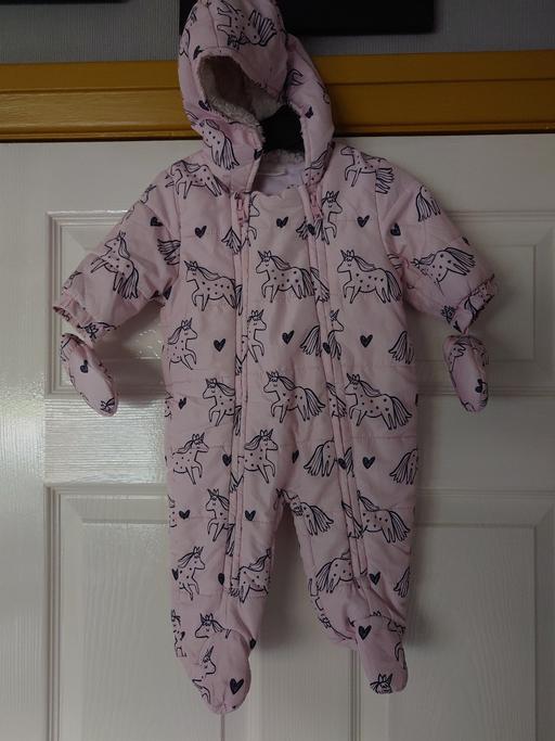 Buy & Sell Leicestershire Charnwood - Photos for Baby girls all in one coat size up to 3 month