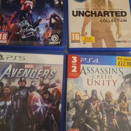 £10/game

Great tonnes of fun including action/adventure major titles:

Watchdogs Legion
Uncharted The Nathan Drake Collection
AC Unity
Marvel Avengers

or Special offer: £35 for all