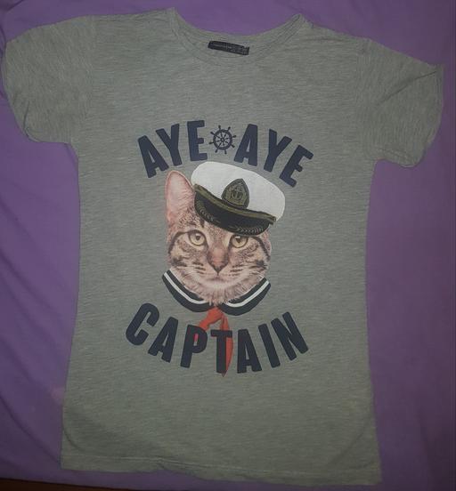 Buy & Sell Greater Manchester Manchester - Photos for Aye Aye Captain Cat TShirt