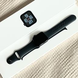 Apple Watch SE 2nd generation 40mm midnight aluminium case midnight sport band. 

Barely used been sat in a draw. Husband doesn’t get on with it. Comes in original box with charger and original straps.