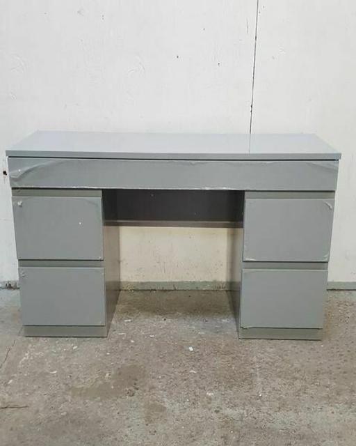 Buy & Sell Warwickshire Warwick - Photos for 6 Drawer Dressing Table Desk - Grey Gloss