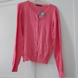 Primark 12 Pink Womens Long Sleeve Cardigan
New Wuth Tags 
Casual Summer Holiday Every day wear