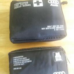 audi first aid kit & reflective vest
.unused
