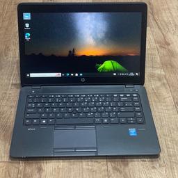 Hp Zbook 14 
Screen Size 14”
Windows 10 Pro
Intel Core i5 @ 2.20GHZ
5th Generation
8GB Memory
Webcam
Wireless/Wifi
Usb Ports
Network Port
Original Dell Charger

£95.00

PERFECT FOR OFFICE, UNIVERSITY, COLLEGE, SCHOOL WORK, INTERNET SURFING, FACE BOOK, YOU TUBE, LEARNERS, BEGINNERS, CHILDREN.