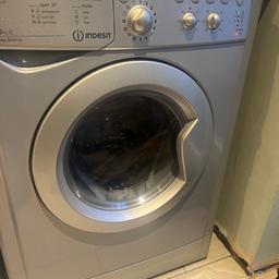 Indesit washer dryer 
Silver 
Some scratches on the top but can’t be seen when under the counter top
Full working order 
Not available until Tuesday