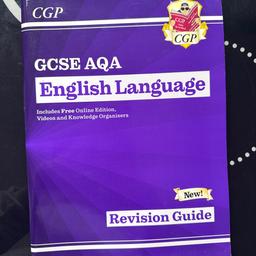 GCSE AQA English language revision guide in good condition