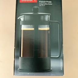 Bodum Kenya 8 cup French Press Coffee Maker, black, 1.0 l, 34oz 

Brand new in the box. Never used it.