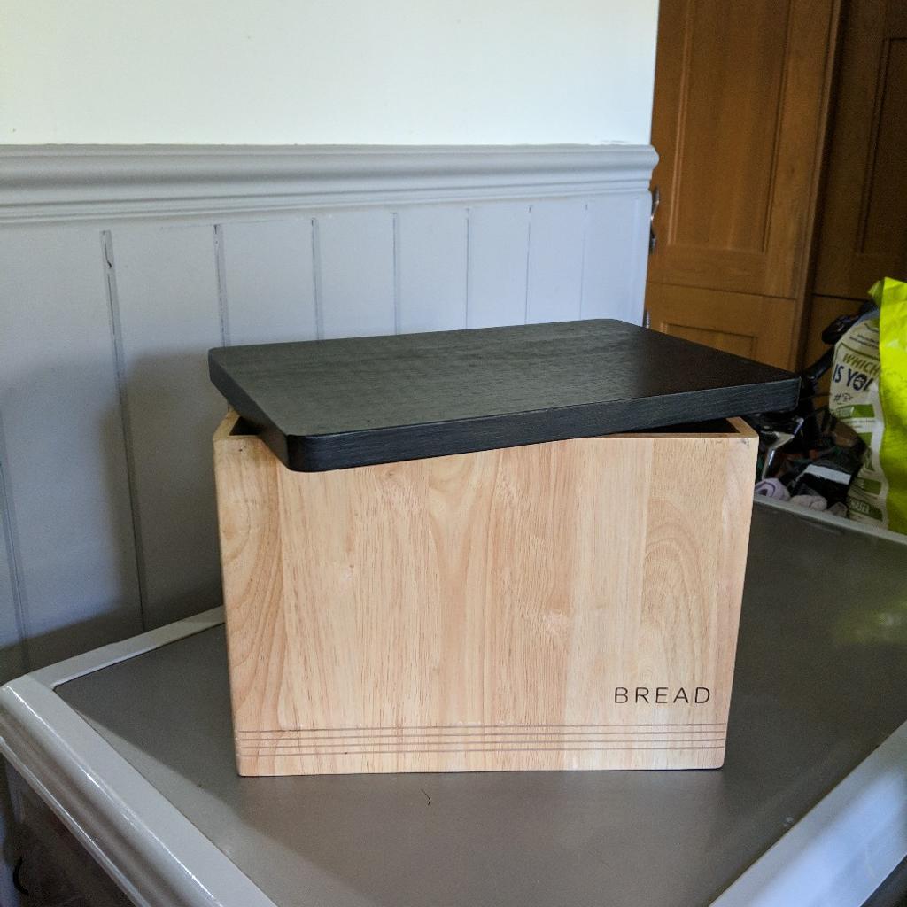 solid wood bread. bin by Marks and Spencer