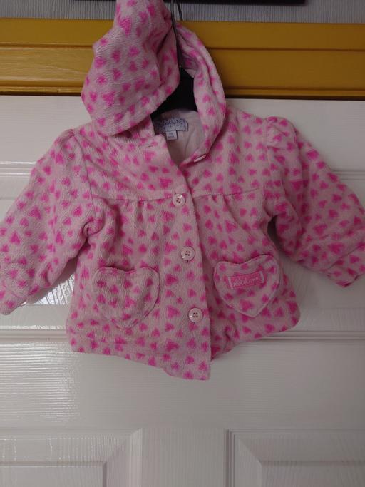 Buy & Sell Leicestershire Charnwood - Photos for Baby girls pink jacket size 3/6 months