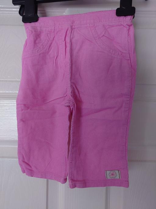 Buy & Sell Leicestershire Charnwood - Photos for Baby girls pink corded trousers size 3-6M