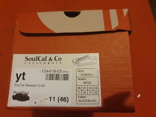 Buy & Sell South East London Anerley - South East London - Photos for SOULCAL MENS BLACK TRAINERS 11