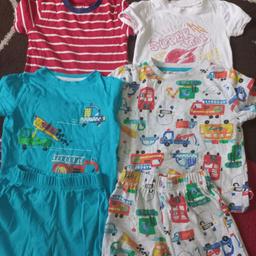 x4 baby boys t-shirt shorts sets
Size 18-24 months 1.5-2yrs
In excellent used condition
No marks or stains
Small unnoticeable hole on blue shorts
Could be worn as pyjamas or daytime wear
Lovely prints
Brands F&F, Mothercare and George
£20
Smoke free pet free house
Message me for postage enquiries

See my other ads for more items
Thankyou