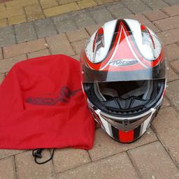 nitro ALIEN crash helmet, size l, inner dark visor, very clean, non smoker, excellent condition. collection only. absolute bargain.