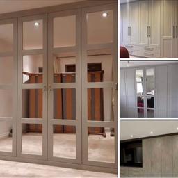 Fitted Wardrobes 

Hi,

FREE QUOTATION 
Kitchen 
Media Wall
Tv Unit
Lavish Kitchen
Sliding doors
Bedroom - 
bed box with storage
Wardrobe,
 Cupboard
, Dressing Table
Study room, 
Office
Under Stairs units
Lofts

Concept - Design - Development 
We design "Make To Measure" 

Call/message us on 07956265890