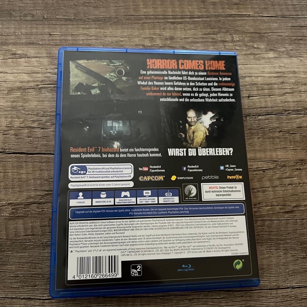 Biete hier mein Neuwertiges Resident Evil 7 Biohazard Spiel zum Verkauf an.

Privatverkauf-keine Gewährleistung und Garantie-keine Sachmängelhaftung.

Festpreis