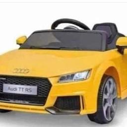 Halfords  Audi TT RS licences kids ride on car brand new  and boxed  £100 no offers collection from Middleton m244fz thanks x