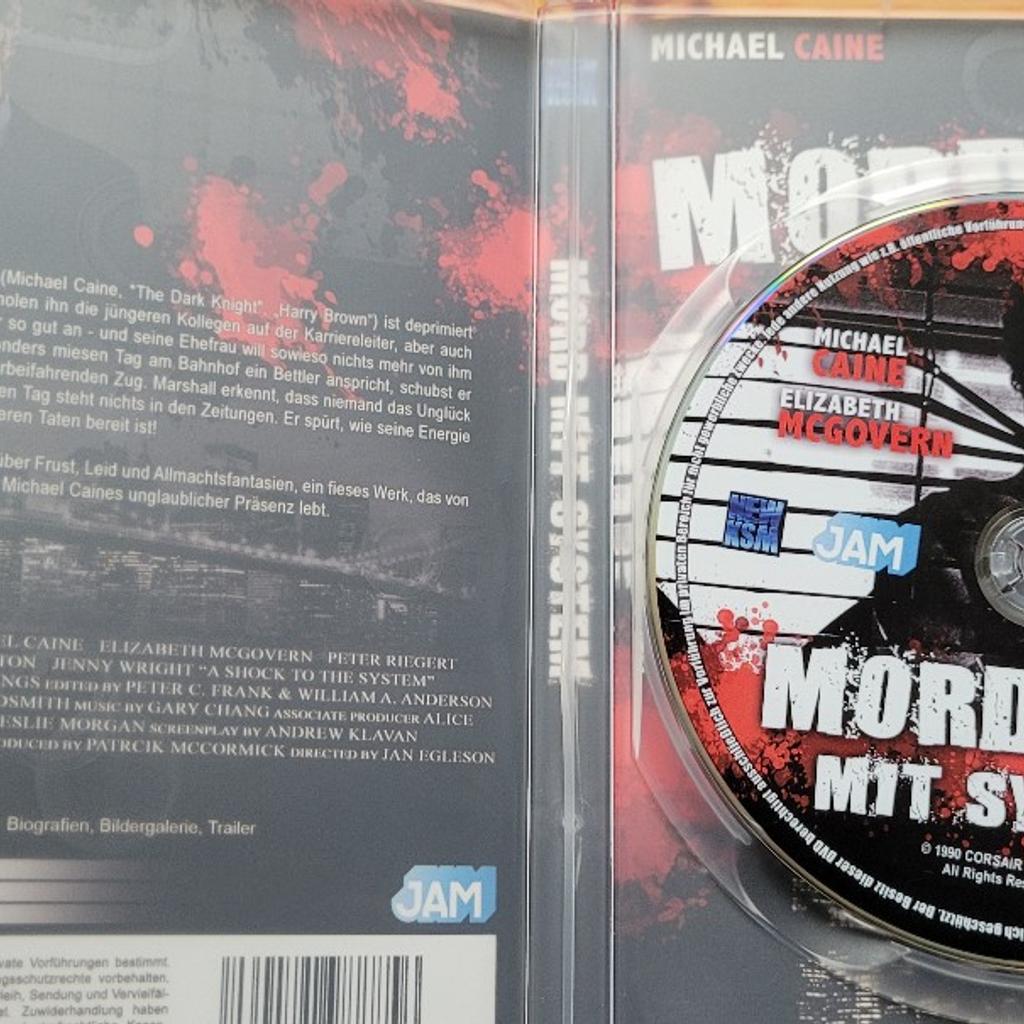 Zum Verkauf Steht die Tolle DVD:

Mord mit System - mit Michael Caine, Elizabeth McGovern - DVD - Wie Neu !

FILMTIP !

Sehr Guter Zustand. -
Der Film wurde nur einmal
angeschaut.
Zum Top-Preis!