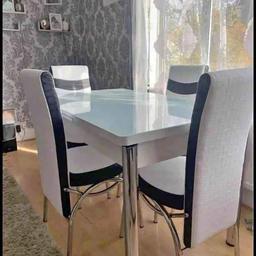 TURKISH DINNING 🥀💯STYLISH DINNING TABLES AND CHAIRS AVAILABLE FOR SELL ✨💯

🌈YOU SHOULD BUY TO MAKE YOUR HOME BEAUTIFULL 💫

💫 Dining table and 6 chair

Measurement

✨Brand new factory sealed dining table

✨Measurement :
130×70cm When extended 170× 70cm

✨We have wide range of design
✨Next day delivery
✨Pay cash on delivery

"MESSAGE US FOR PLACE YOUR ORDER"

👇👇👇👇

🛍️ Website

shopcityzone.com

🔰 Facebook

Shop City Zone

🔰 Instagram

shopcityzone

Business Whats'app
+447840208251