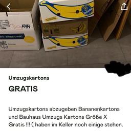 Verschenken Umzugskartons und bananenkisten abzuholen in Mannheim
