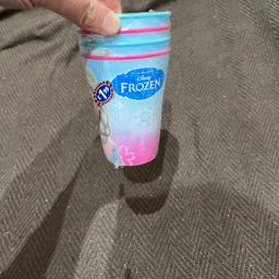 x4 Frozen themed plastic glasses 
Brand new 
BB2 collection