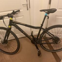 Bought new - hardly used. Very good condition.
Shimano Shifter, disc brakes
Comes with a kryptolok Standard U-Lock which was bought at the same time