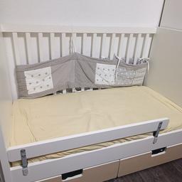 Ikea Stuva Kinderbett mit Rausfallschutz und Schubladen in Größe 60x120. Nur an Selbstabholer.