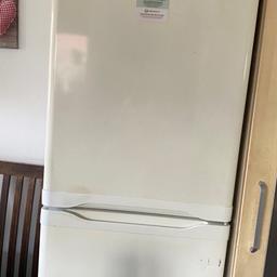 White fridge freezer fully working vegetable drawers are broken only collection. Thank you