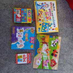 SELECTION OF CHILDREN PUZZLES
ANIMAL FARM JIGSAW
SHAPES AND COLOURS
FIRST WORDS
FIRST PUZZLE TO SPELL
ABC FLASH CARDS

GOOD CONDITION

FROM SMOKE FREE HOME

PLEASE FEEL FREE TO CHECK OTHER ITEMS

PICK UP HOUGHTON LE SPRING