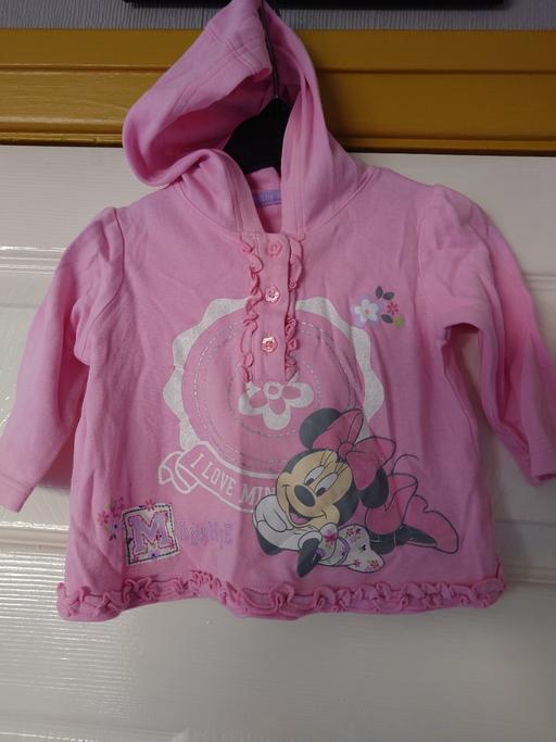 Buy & Sell Leicestershire Charnwood - Photos for Baby girls pink Minnie hoody size 3-6 months