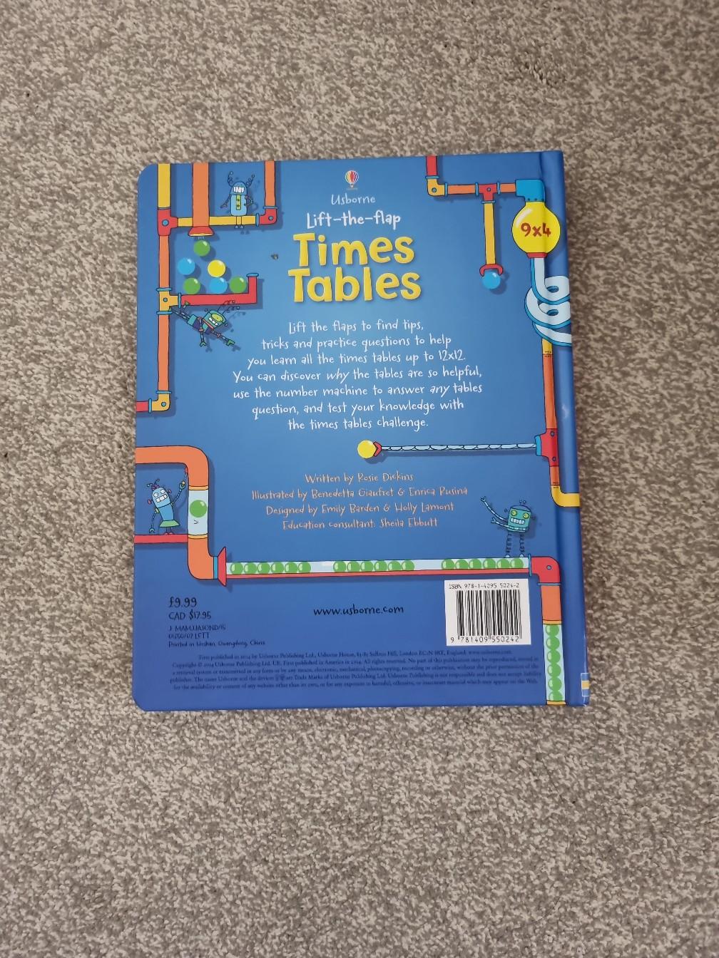 usborne-lift-the-flap-times-tables-in-le5-leicester-for-6-99-for-sale