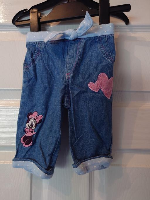 Buy & Sell Leicestershire Charnwood - Photos for Baby girls Minnie mouse jeans size 3-6 months