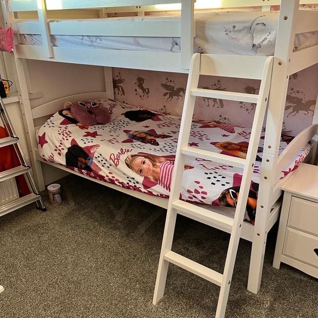 White bunk beds in WV11 Wolverhampton for £150.00 for sale Shpock