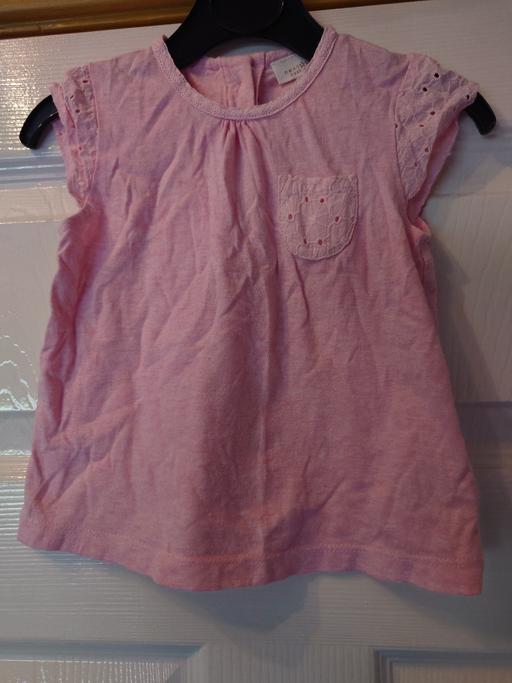 Buy & Sell Leicestershire Charnwood - Photos for Baby girls pink top size 6-9 months