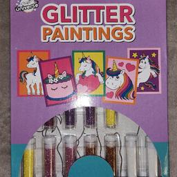 Nagelneu
Glitter Painting Einhorn zu verkaufen, 5 Bilder, 15 Glitzer-Röhrchen