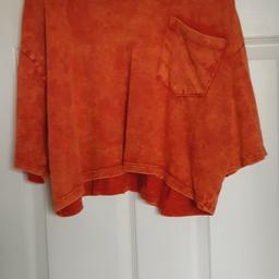 orange topshop crop top 

size small 8/10 

collection only ws2