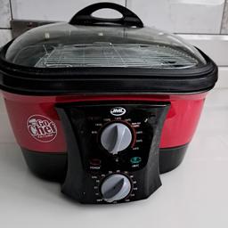 Go-Chef Multi Cooker. Used a couple of times. In excellent condition,comes with manual and recipe book included. This is a collection only item.
