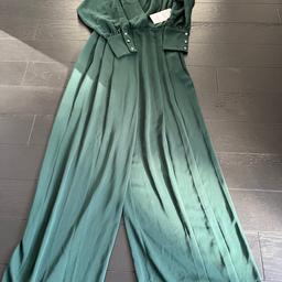 Brand new jumpsuit from Zara still has tag on size xs green colour