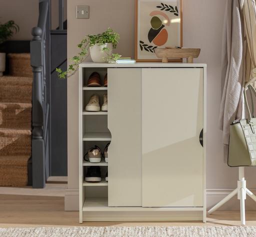 Buy & Sell West Midlands Coventry - Photos for Habitat Chloe Sliding Door Shoe Cabinet white