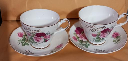 Buy & Sell Merseyside Saint Helens - Photos for argyle bone china ruby anniversary cups