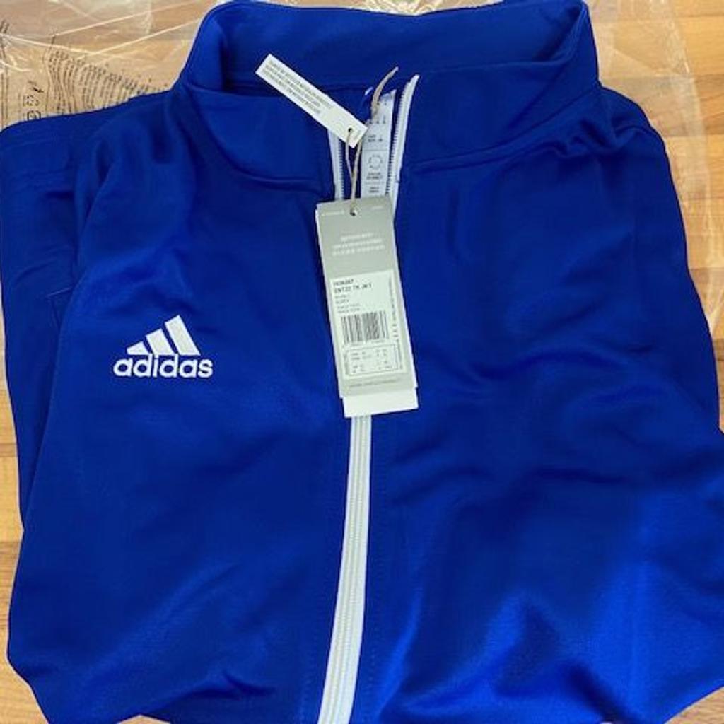 Marke: Adidas
Größe: XL
Farbe: Blau
Zustand: Neu mit Etikett

Versand oder mit Paket für 4,50 € möglich.
Bezahlung per Überweisung und Paypal möglich
