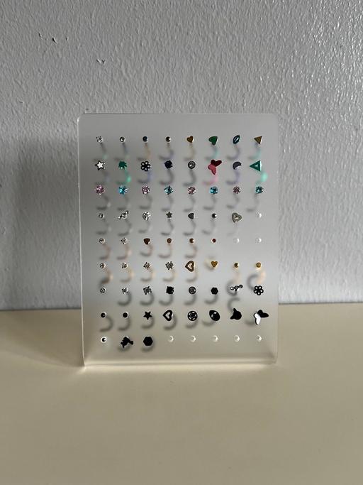 Buy & Sell West Midlands Solihull - Photos for Black Gold Silver Multi S Shape Nose Stud