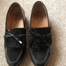 This is a ladies black pair of loafers size 6 from office in good condition