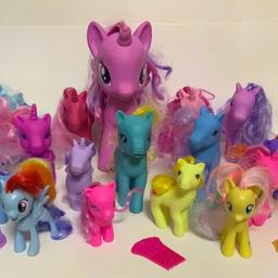 Bundle of over 20 My Little Pony (Ponies)
Good Clean Condition

Pet & Smoke Free Home

All washed & cleaned with Antibacterial wipes for Hygiene reasons
Ready to serve your love’s ones.

Very nice Clean condition.Well look afters.only around 3 to 4 small ones have little pen marks, other than Brilliant Clean Condition.

Hours of Fun,
Ideally for any young fan of My Little Ponies

Plenty to Share with Family and Friends.

Sold as Seen,
No Return or Refund but any Viewing Most Welcome.

Collection from Burnage Manchester or Can Post for extra postage cost £5.99 recorded and signed only
PayPal and Bank Transfer Accepted Thankyou
Local Delivery also available for Fuel Cost Thanks See less